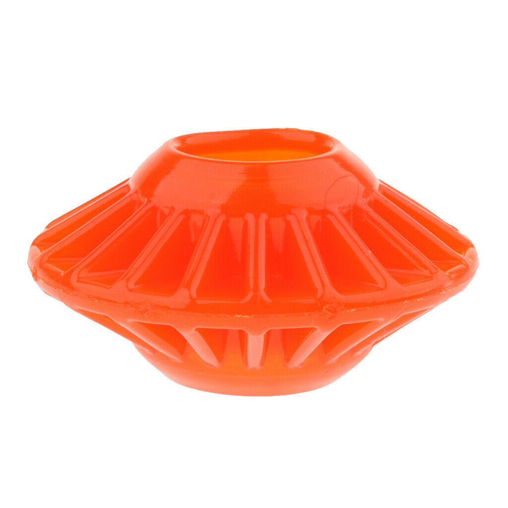 Dog Training Toys Flying Discs Flyer Silicone for Big Small Dogs Soft Orange