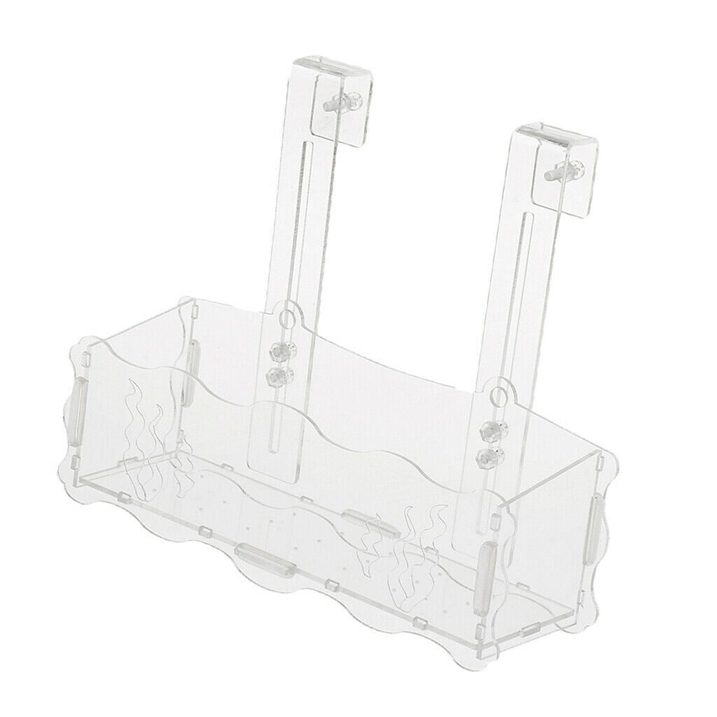 Red Shrimp Aquarium Fish Tank Aquatic Acrylic Pot Plant Cup Holder Aquarium