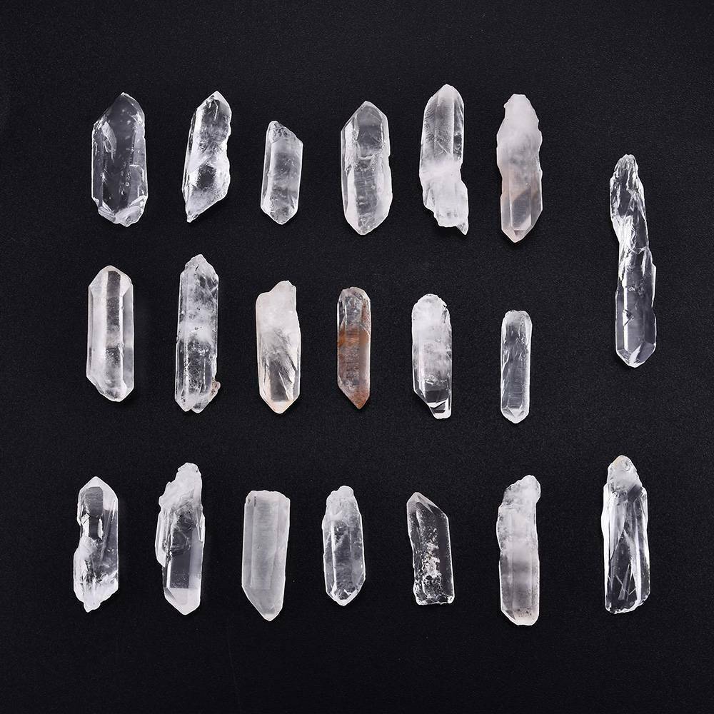 Wholesale 50g Bulk Small Points Quartz Crystal DIY Healing Reiki Mineral Wand ~