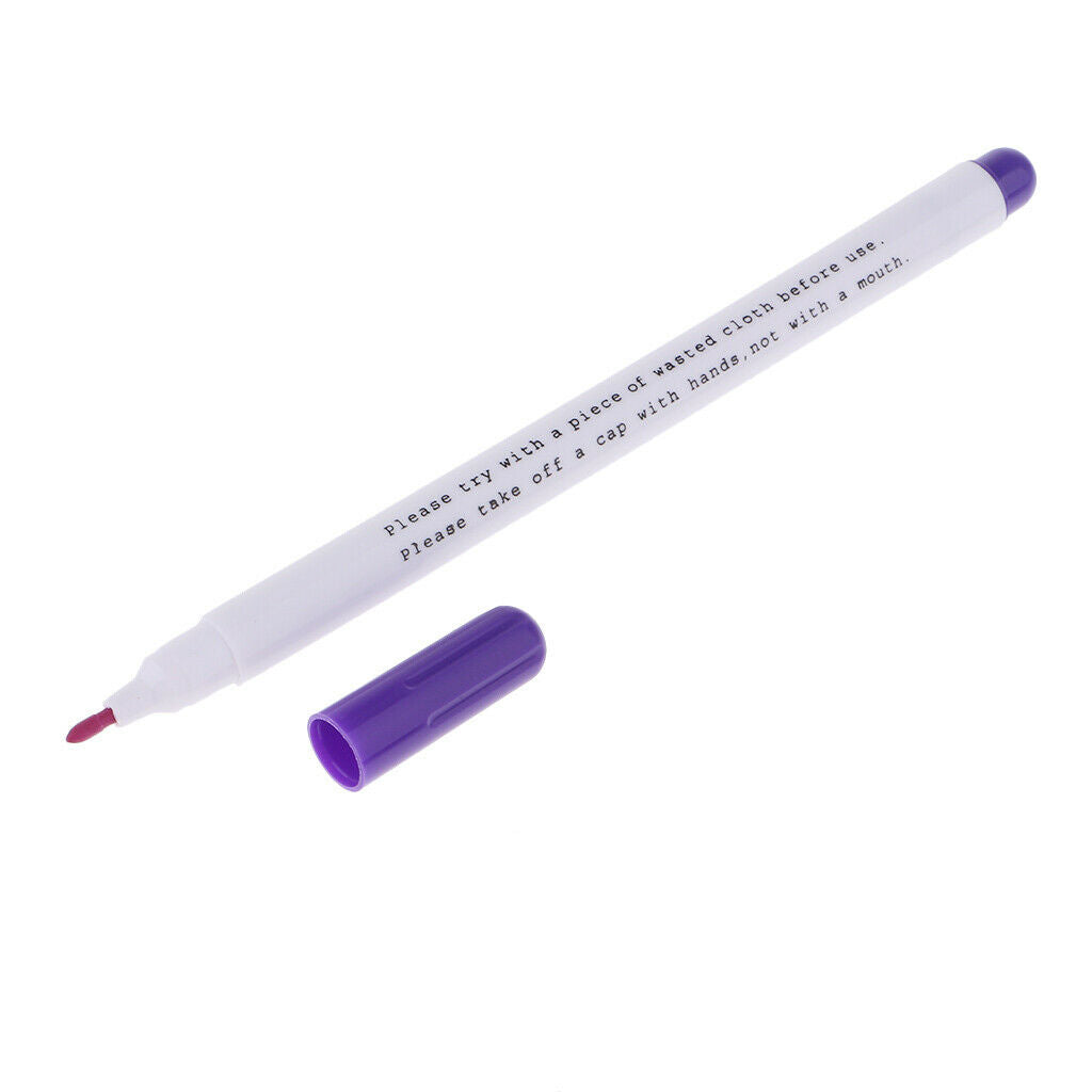 Air Water Soluble Pen Cloth Marker Temporary Marking Craft Embroidery Purple