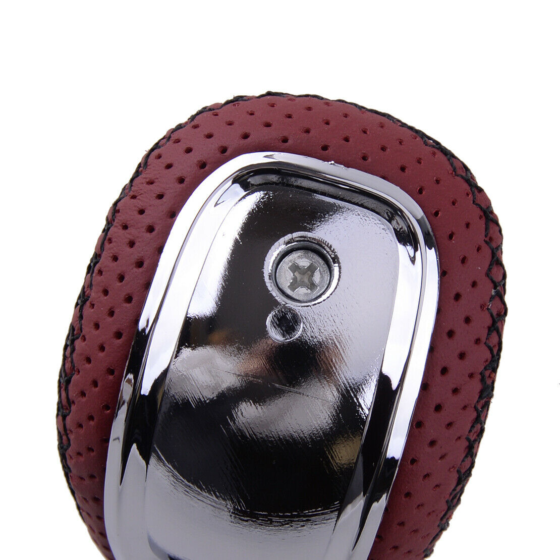 Set 5/6 Speed MT Manual Car Gear Stick Shift Knob Shifter Synthetic Leather Red
