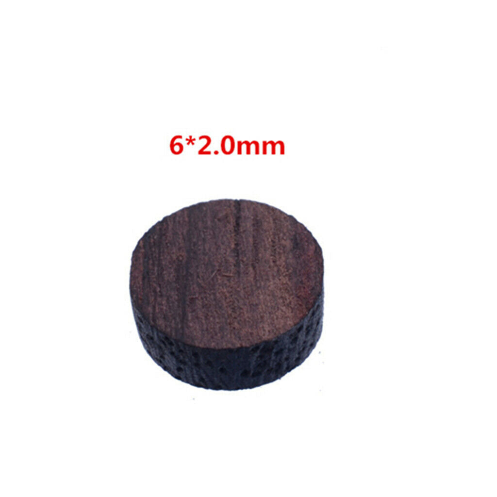 20PCS Rosewood Guitar Fretboard Inlay Dots Markers 6mm for Electric Guitar