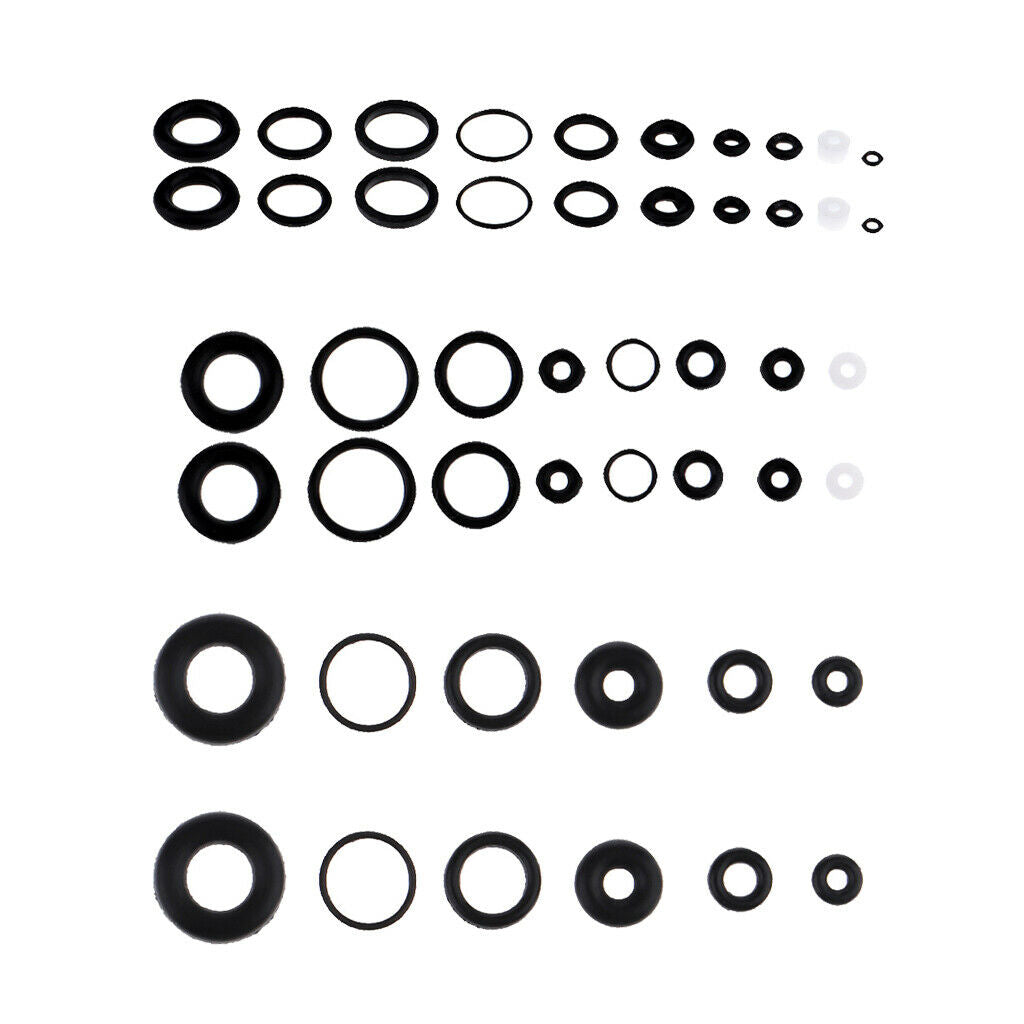 6Pcs/Set Heavy-duty O-Ring Rubber Seals Airbrush Internal Sealing Black