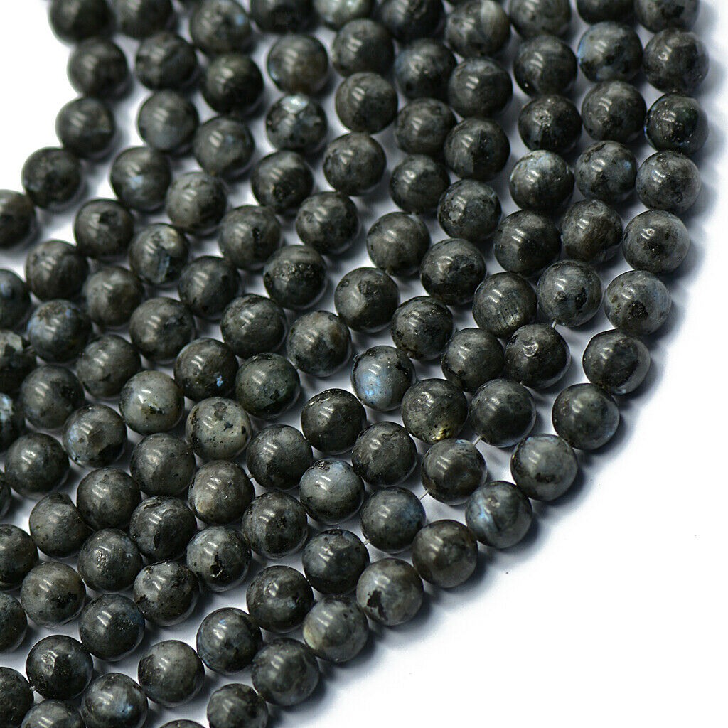 Loose Round Natural Stone Beads for Jewelry Making - 8mm