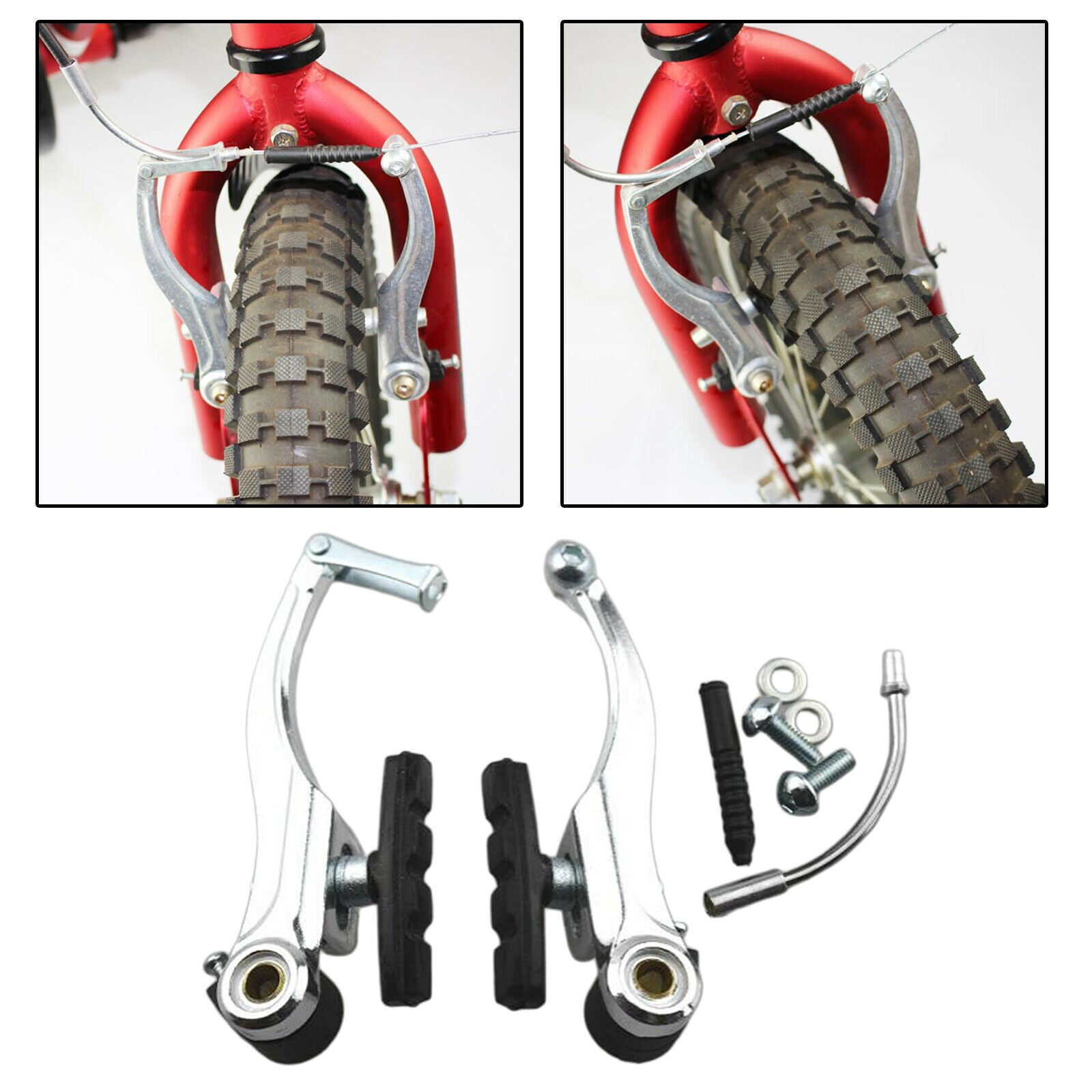 Aluminum Alloy Cycling Bikes V Brake Set Bicycle Road Bikes Front Rear