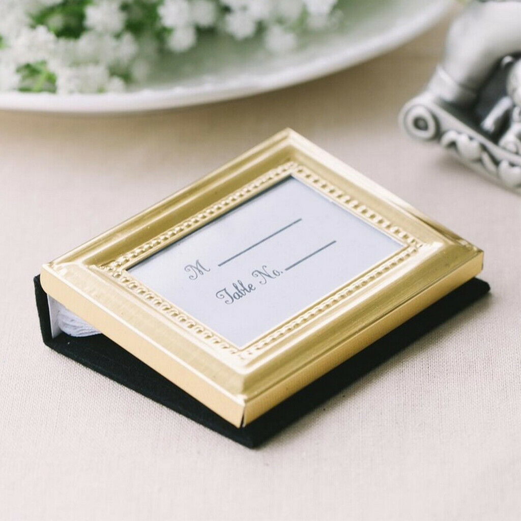 Photo Picture Frame Golden Portrait Display DIY Frame Home Wedding Decor