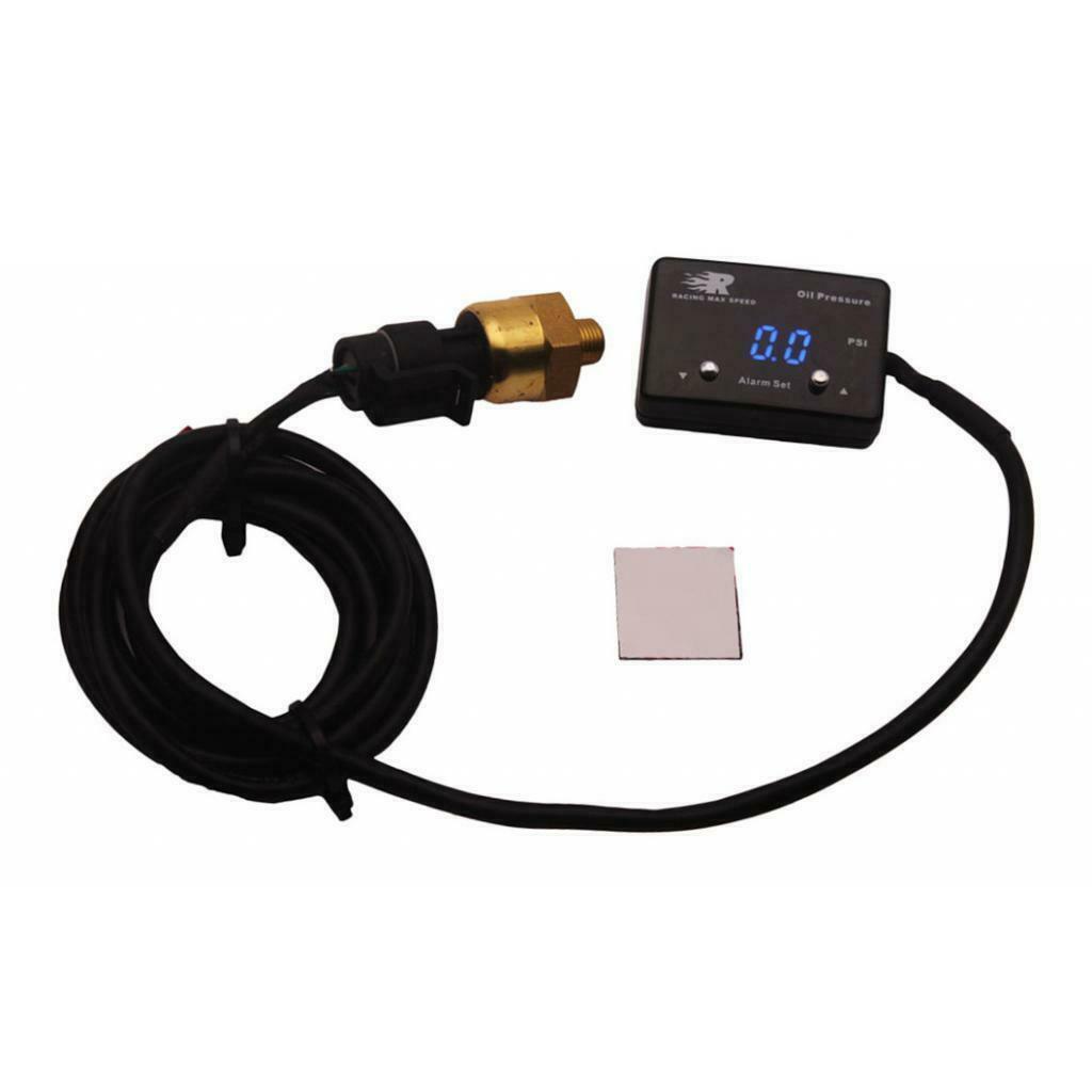 Electronic Oil-Pressure-Gauges With Sensor Digital Blue-Display High-Quality