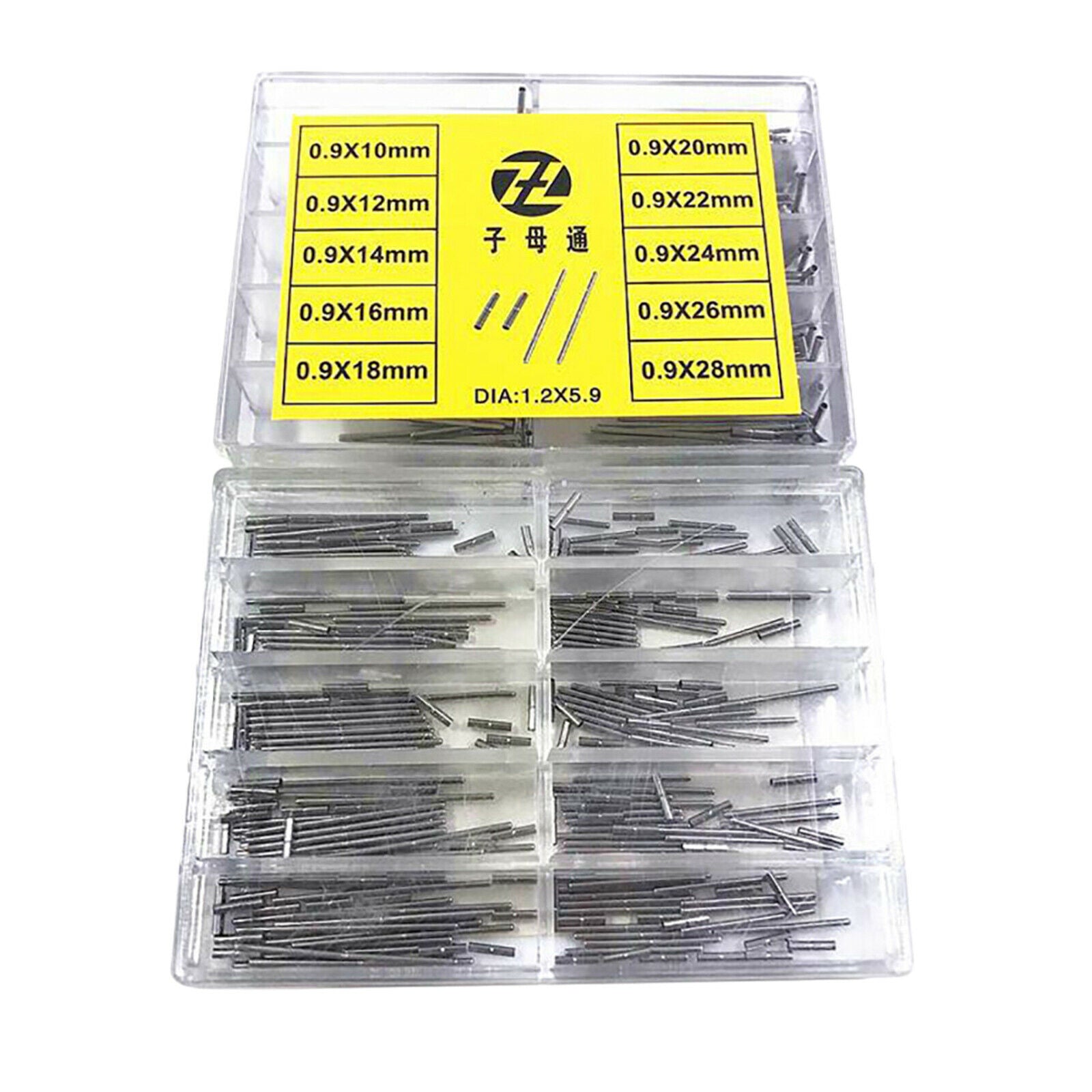 Stainless Steel 0.9mm 10mm~28mm Watchband Tube Bars Set Watch Accessories