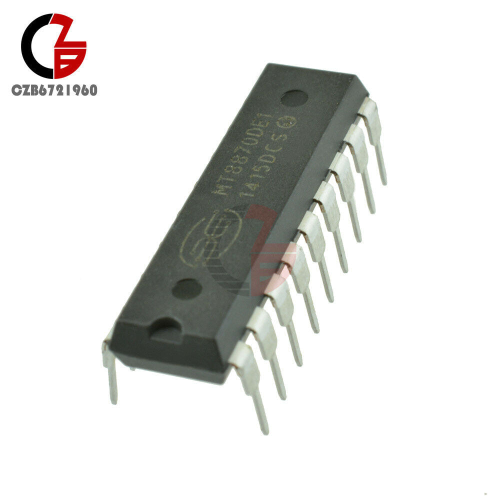 10PCS DTMF DECODER RECEIVER IC ZARLINK DIP-18 MT8870DE1 MT8870DE