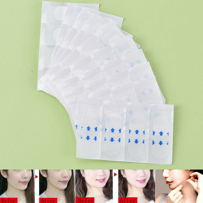 40pcs v shape face lift up fast work maker chin adhesive tape face lift to.l8