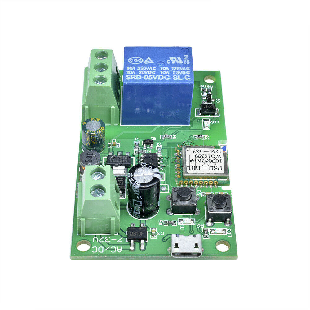 DCÂ 5V-12VÂ JogÂ self-lockÂ SmartÂ WiFiÂ WirelessÂ SwitchÂ RelayÂ ModuleÂ APPÂ Control