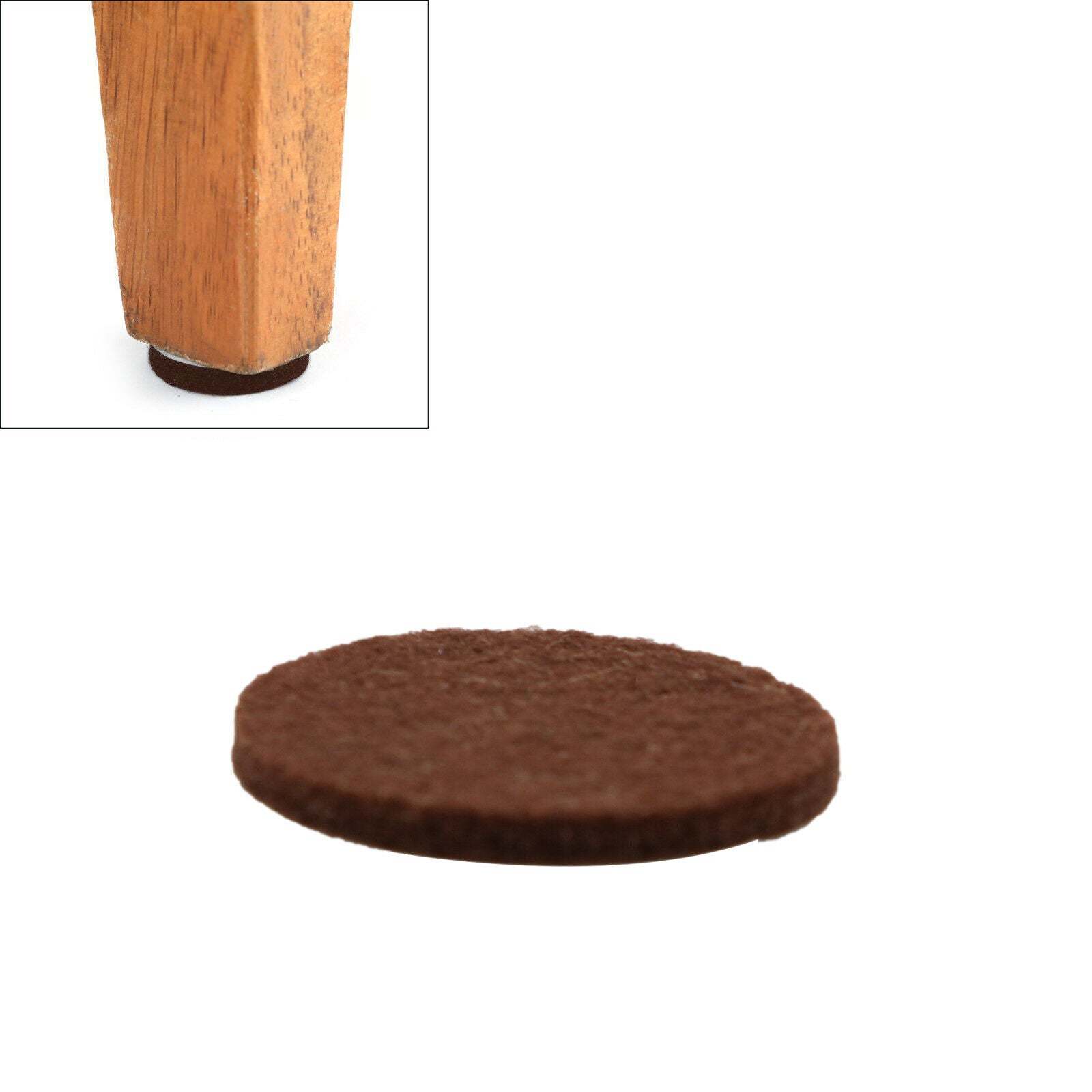 Furniture Pads Chair Leg Floor Protectors Felt Pads Hardwood Floors Brown USA