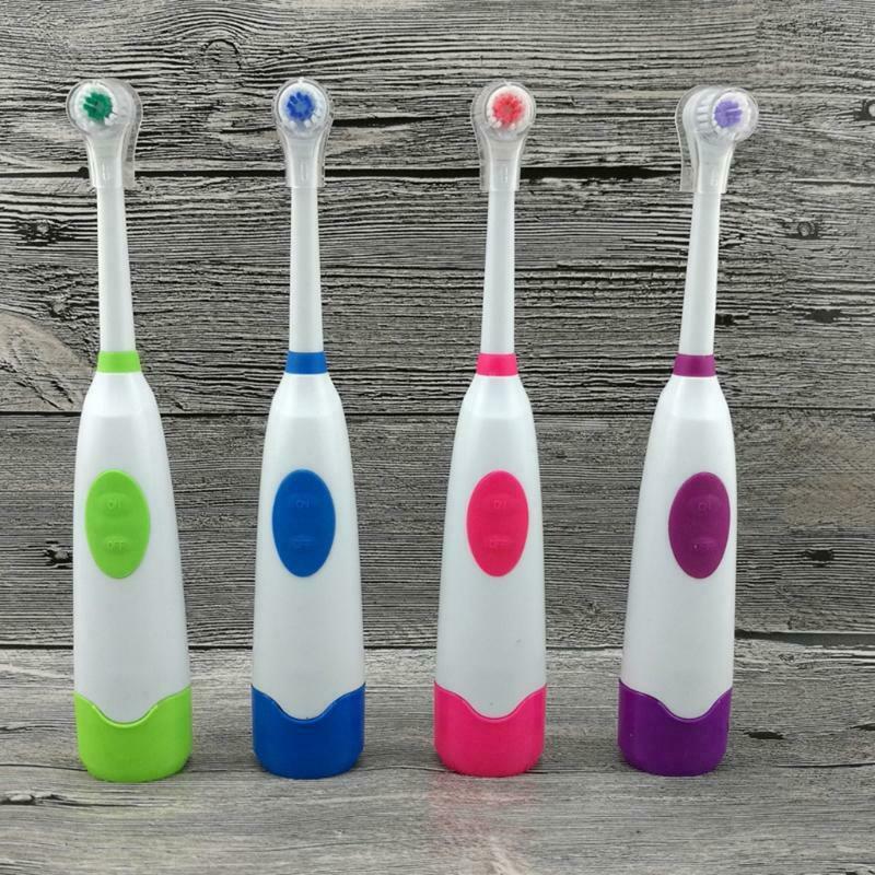 Teeth WhiteningRotatingChild ElectricToothbrushWithWaterproof Brush Head Replace