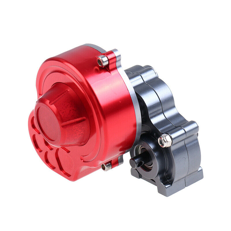 Metal SCX10 Gearbox Transmission Box with Gear for 1/10 Axial RC Crawler Car_DD