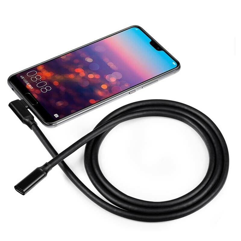 90 degree 2M Type C Extension Cable USB3.1 Male to Female Fast Charger Data10Gbp