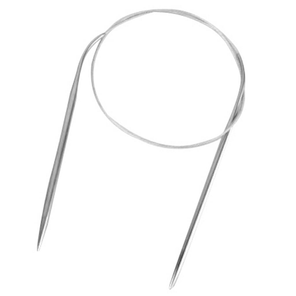11 Stainles Steel 43cm Circular Knitting Needle 1.5-5mm