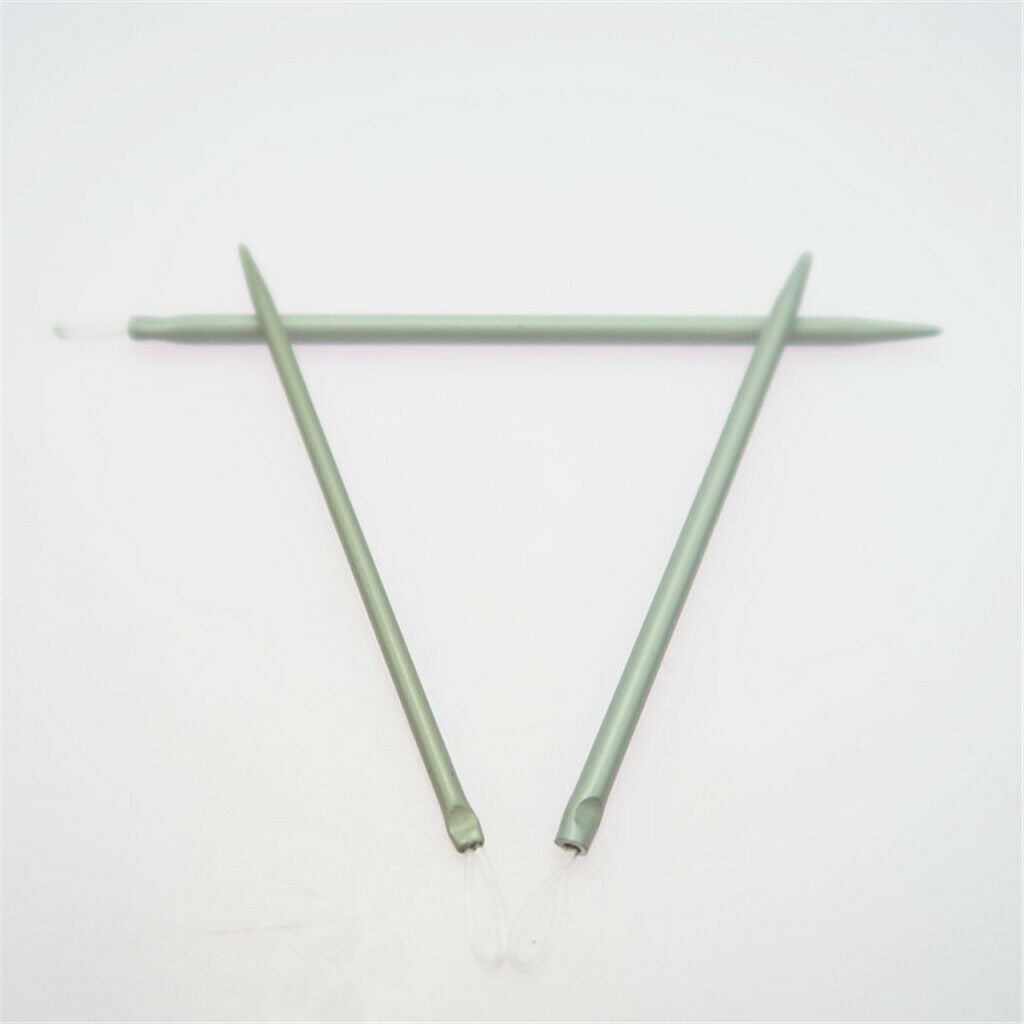 3pcs Aluminium Alloy Wool Needles +2pcs Large-eye Bent Tip Tapestry Needles