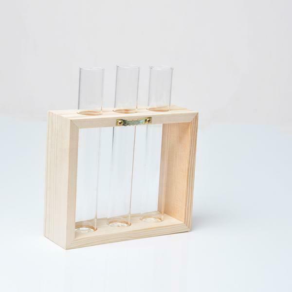 Nordic Test 3 Tube Glass Vase Hydroponic Vase Elegant Tabletop Vase For Water