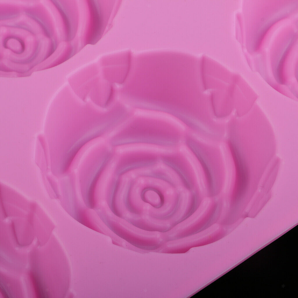 Wedding Flower Rose Silicone Mould Fondant Cake Topper  Mold Tool