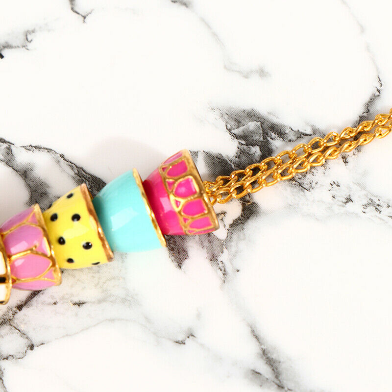 Tea Cup Necklace Pendant Woman Sweater Chain Clothing Accessories Long Neckl DF