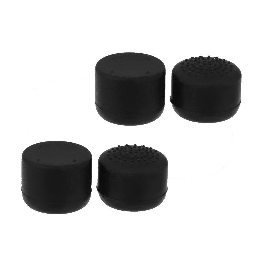 4 Pack Joystick Thumb Grip Extender for    4 Controller Black