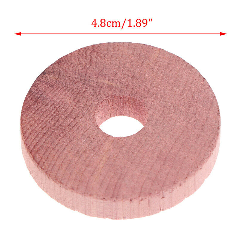 10X Cedar Wood Cedar Ring Wardrobe Pure Insect Repellent Camphor Moth Ball JBDA