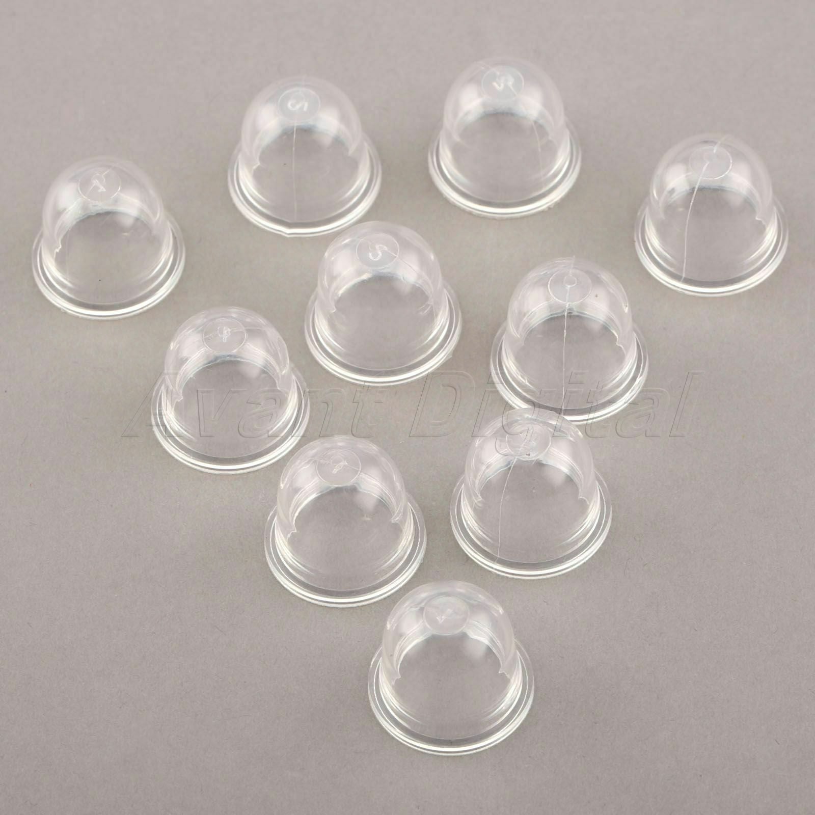 Chainsaw Carburetor Primer Bulbs for Homelite Ryobi ZAMA Poulan Fuel Pump 10pcs