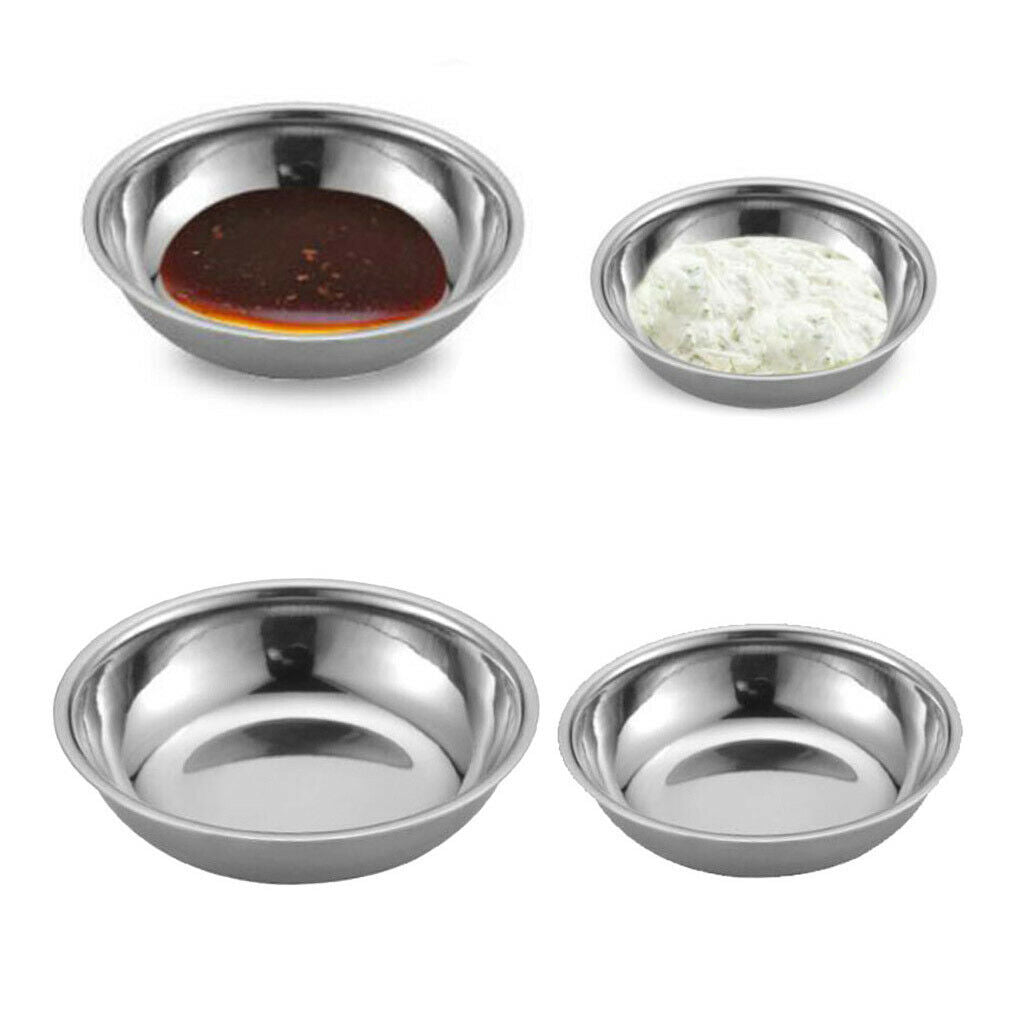 Stainless Steel Sauce Cup Chutney Ketchup Cups Bowl Dipping Container L