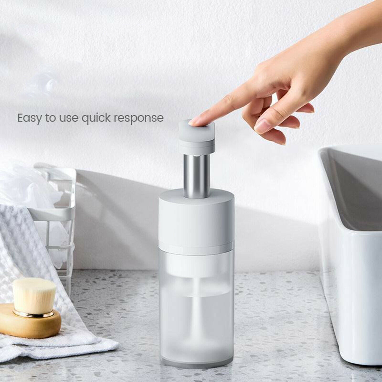 Portable Automatic Foam Soap Dispenser Infrared Sensor for Bathroom Kitchen
