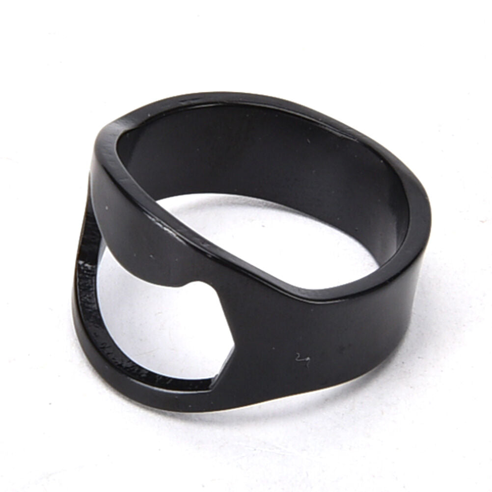 Unique Stainless Steel Finger Ring Bottle Opener Beer Bar Tool BD.l8