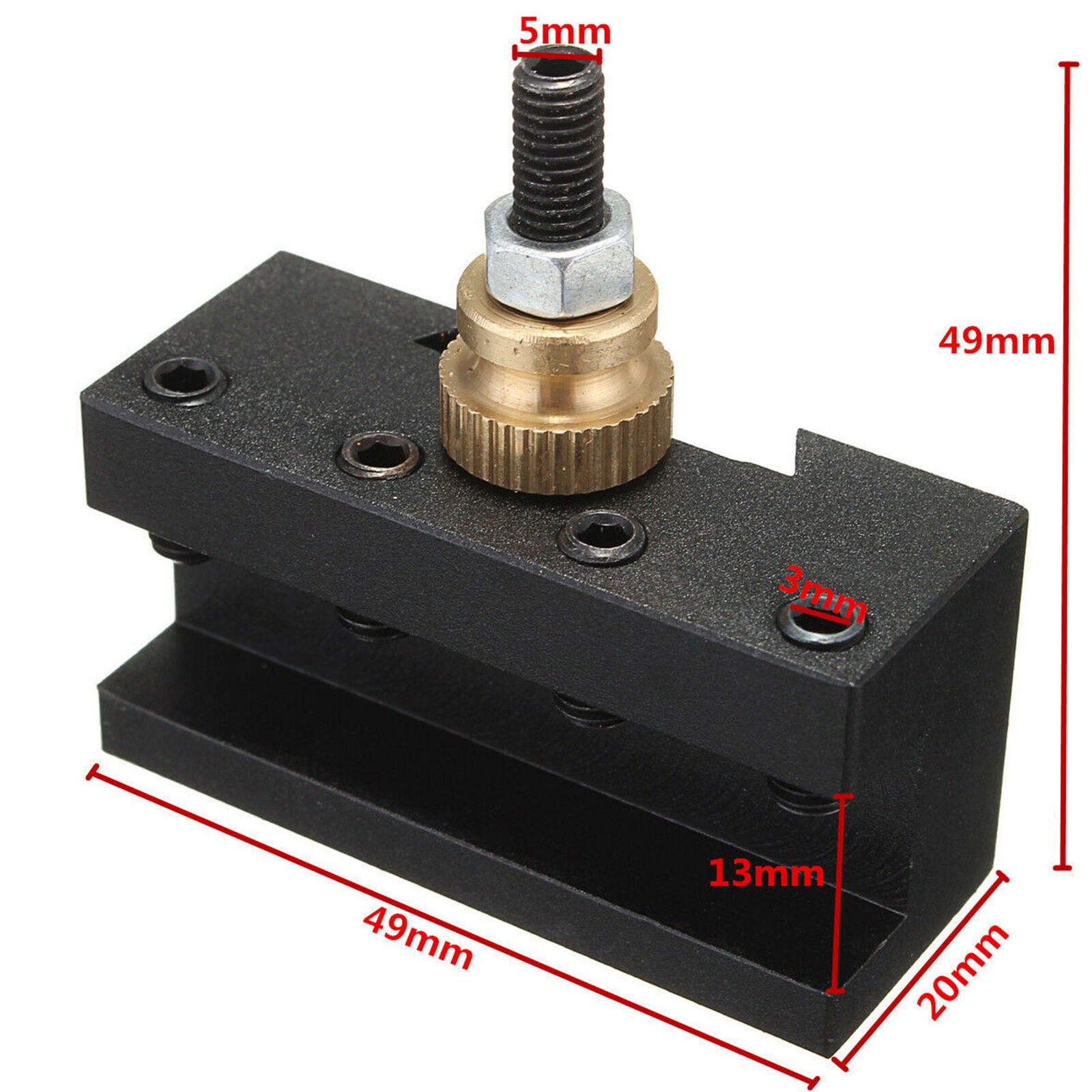 Mini Lathe Quick Change Tool Post Turning Face Milling Cut Tool Holder