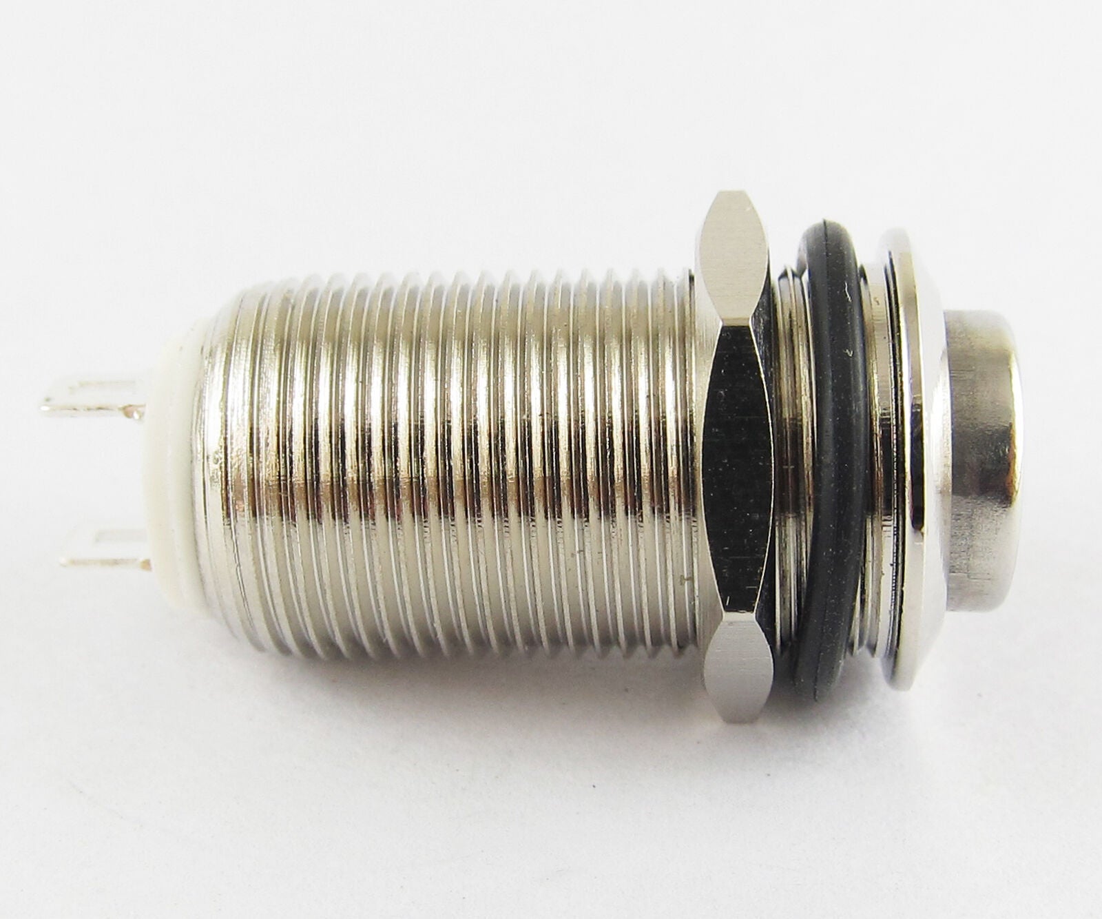 1pc Metal High Flush Push Button Waterproof Self-Locking Switch 12mm QN12-D2 New