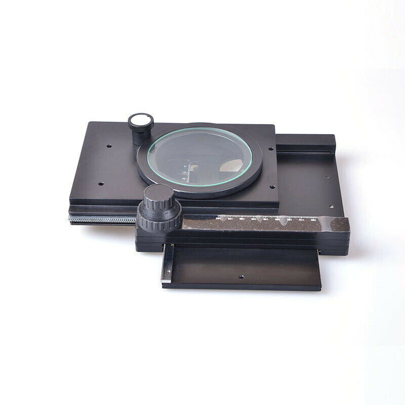 360°Rotatable Universal Precision Moving Platform XY Fine-Tuning for Microscope