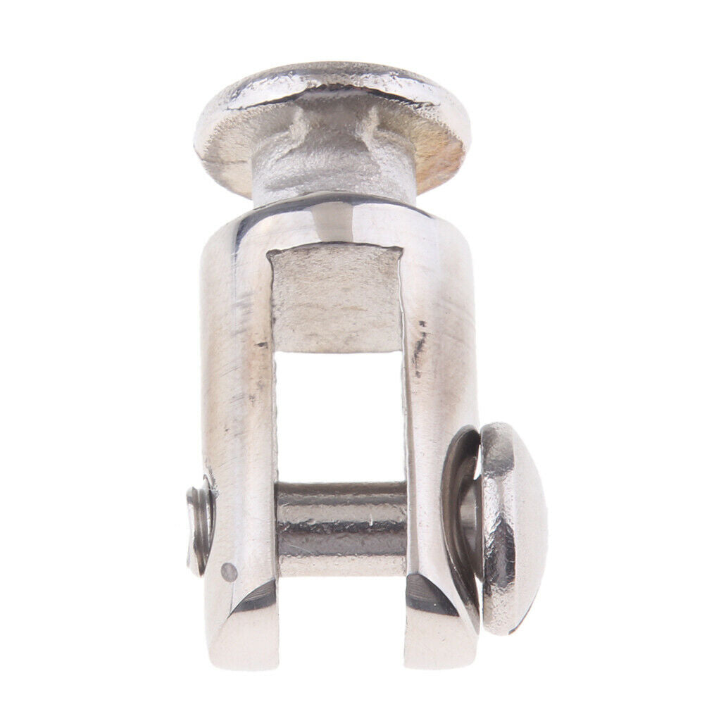 2pieces Steel Quick Release Post Boat Bimini Top Deck Hinge Hardware 32x15mm
