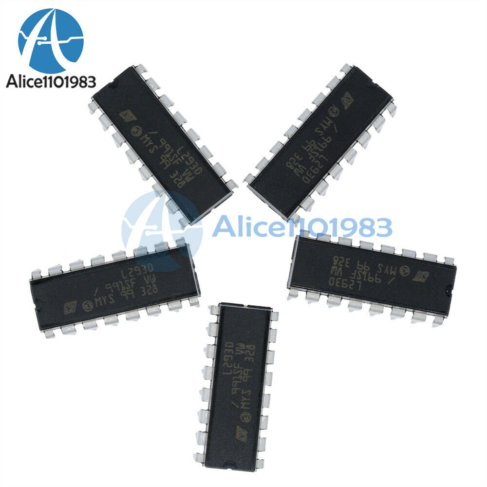 5PCS L293D L293 Push-Pull Four-Channel Motor Driver IC DIP-16 NEW
