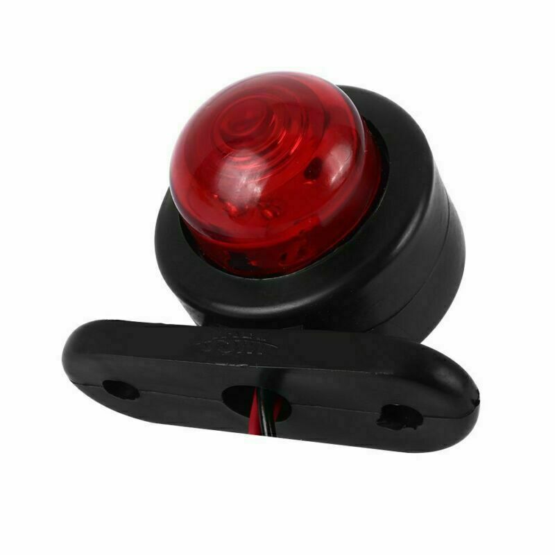 10x 2LED Side Marker Lights Outline Lamp Truck Trailer-Red White Light 12V-24V
