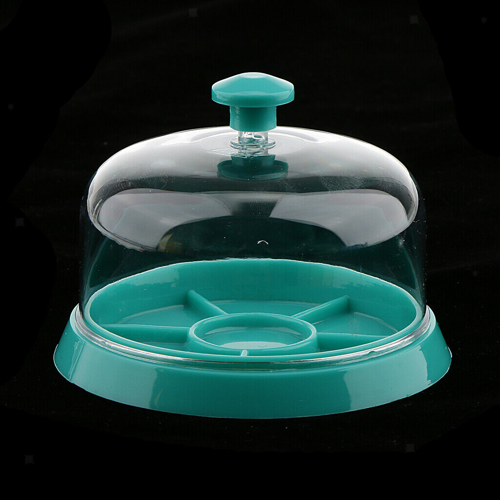 Blesiya Watchmaker Watch Parts Holder Tray  6 Slots Organizer Blue