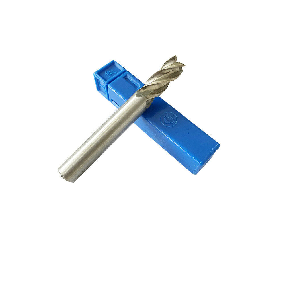10Pcs/set 2-12mm HSS Straight Shank 4 Flute Cutter End Mill CNC Drill Bit Tool