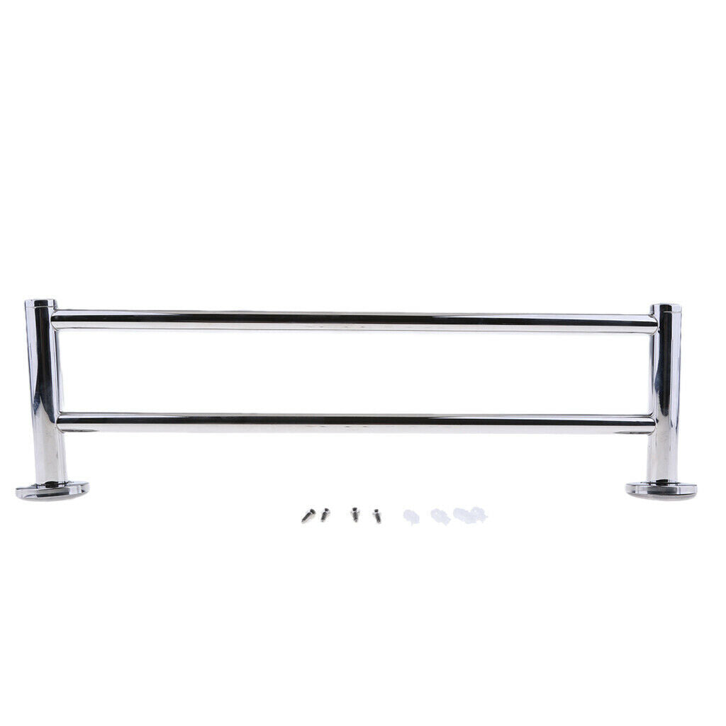 18 Inch Double Towel Bar Bathroom Shower Organization Bath Dual Towel Hanger