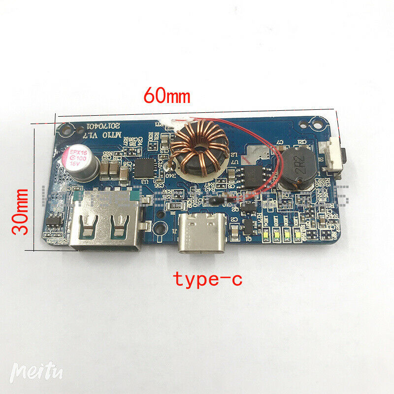 5V 6V 9V 12V Type-C QC 3.0 Quick Charging Board Fast Charger Module for Li-ion