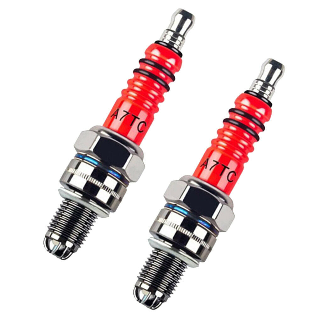 Red Professional 3  Spark Plug For  CRF50 (Pack Of 2)