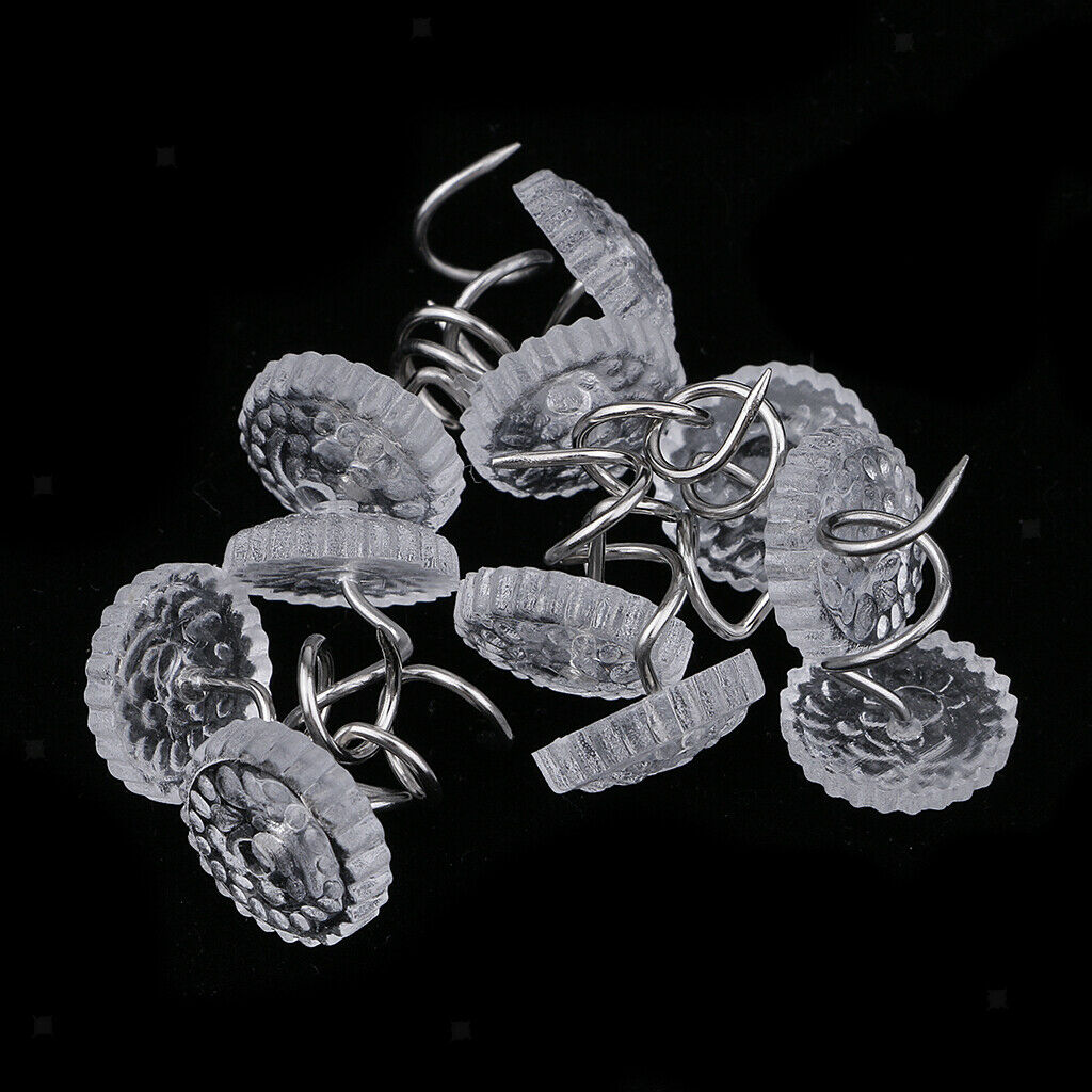 100pcs Stainless Steel Upholstery Spiral Nails Studs Furniture Sofa