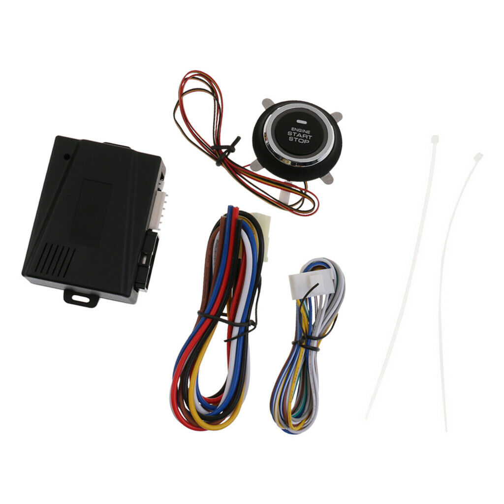 Car Engine Ignition Starter Stop Push Button Switch Illuminated LED Light