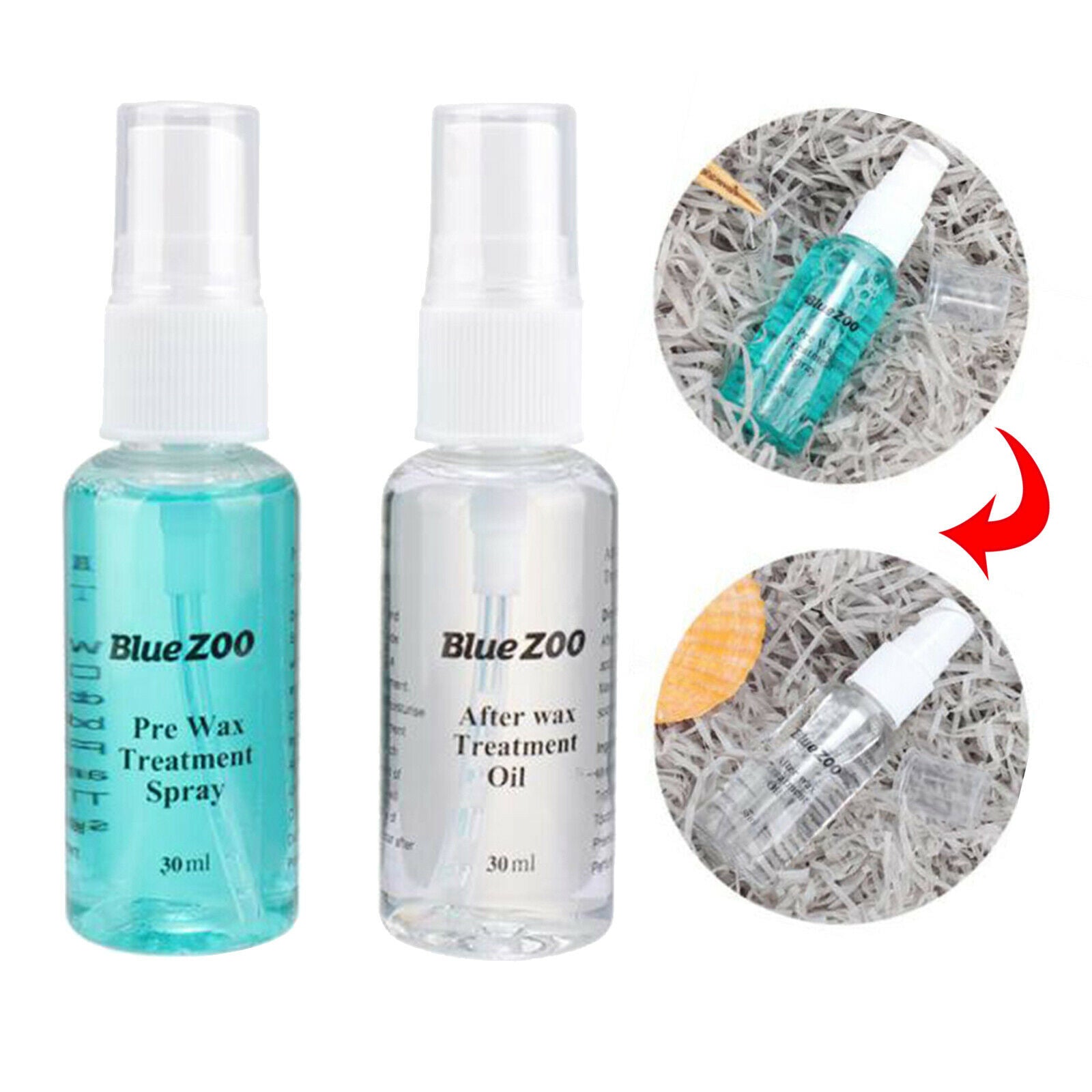 Pre & After Wax Treatment Spray Liquid Hair Removal Cleanser Waxing Sprayer