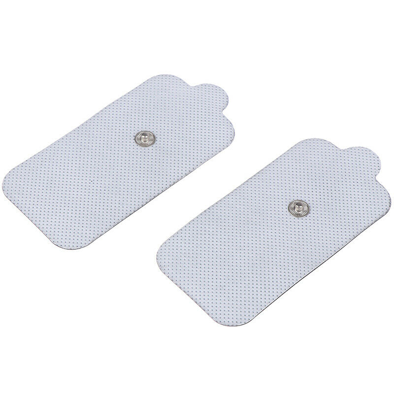 10pcs 5*9cm Silicone Gel Button Electrode Pads Tens Electrodes Digital Massag Rf