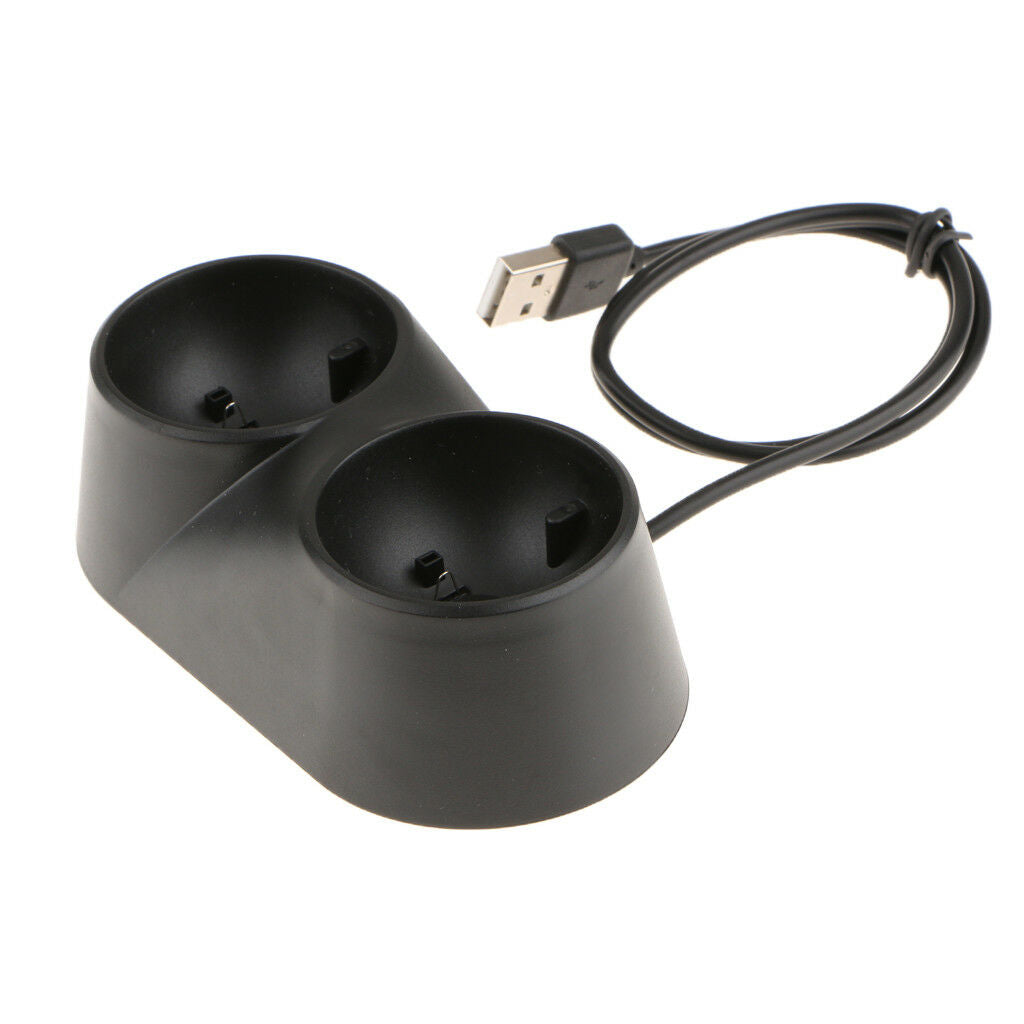 Dual Charger Charging Dock Station for   PS4 PS VR Move Controller