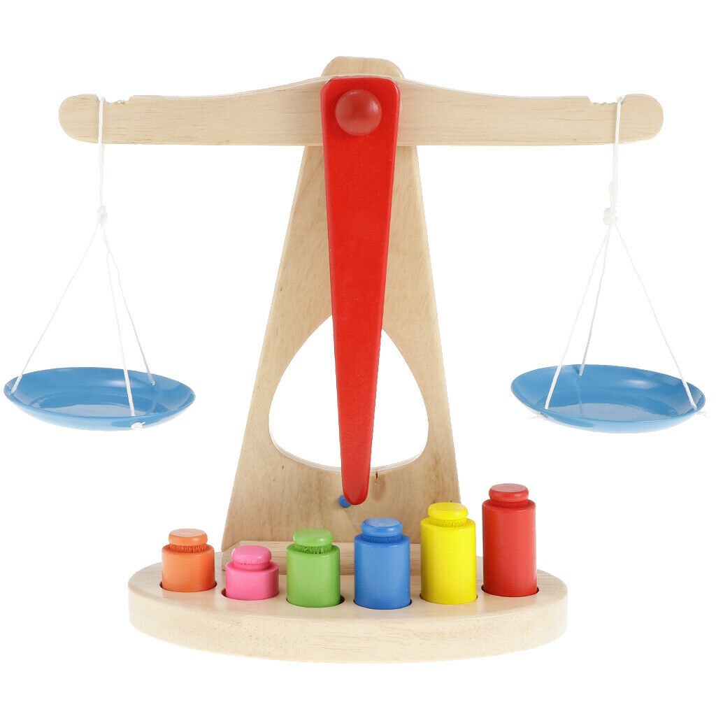 Children   Balance Scale Handicraft Kids Wooden Intelligence Toys