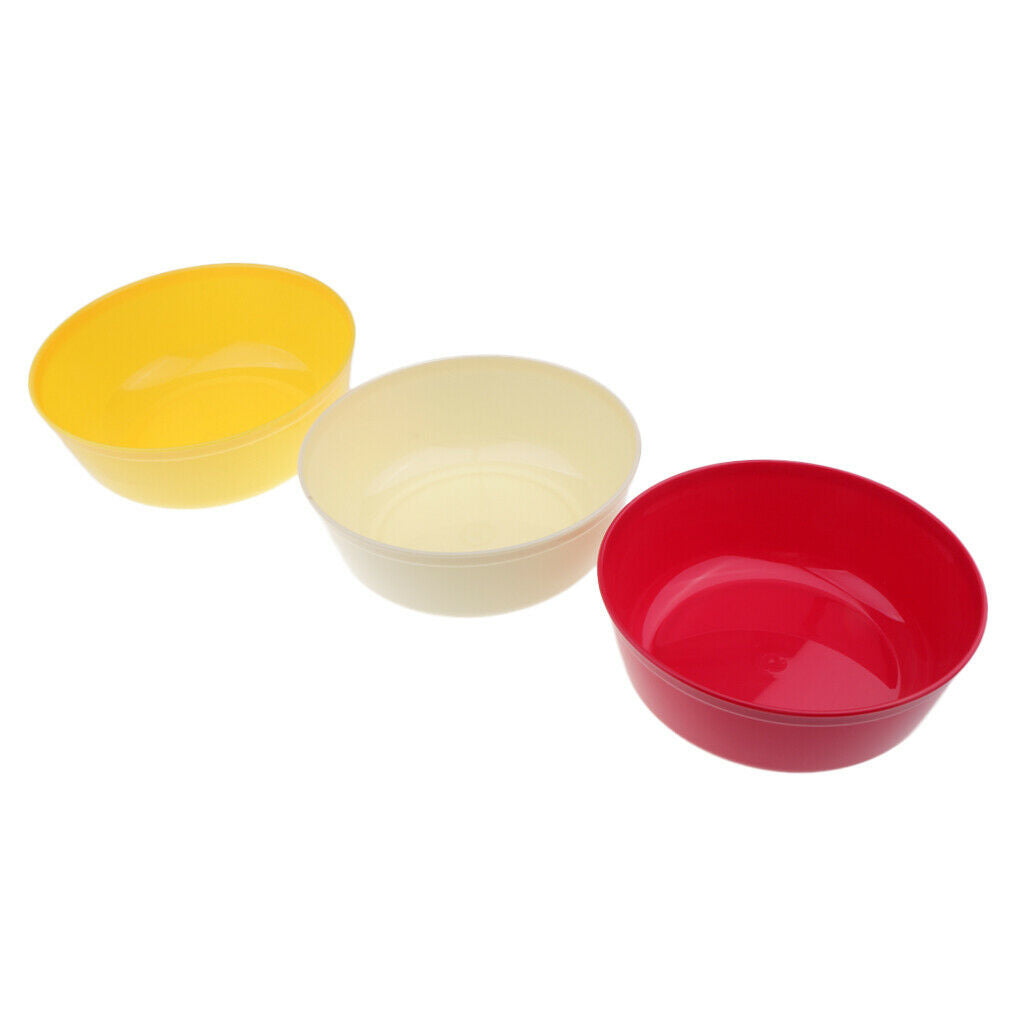 3pcs Fishing Tackle Bowl Fishing Mixing Lures Storage Baits Carrier Bowl