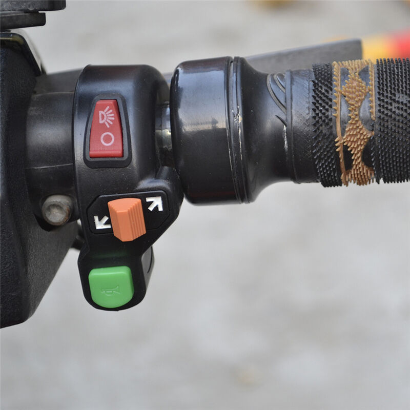 3in1 Motorcycle Bike ATV Universal 7/8" Switch Horn Turn Signals On/Off Li.l8