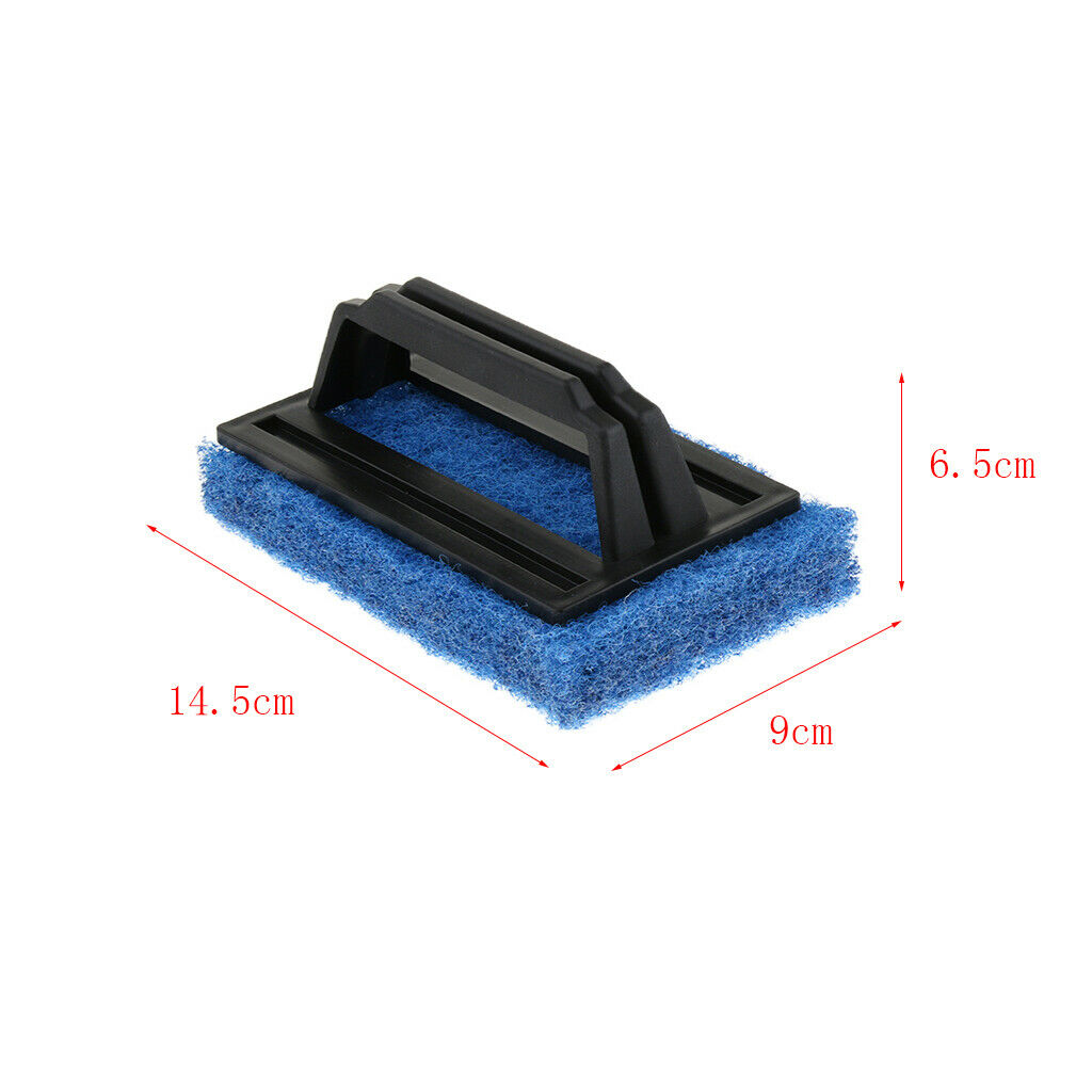 2x Handle Plastic Sponge Cleaning Kitchen Bathroom Bath Brush